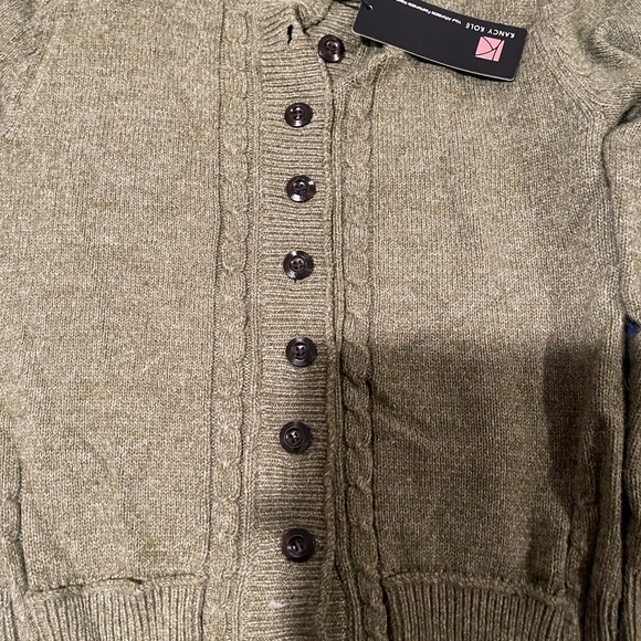 KANCY KOLE Women Cable Knit Sweater Coat Long Sleeve Button - Picture 11 of 11